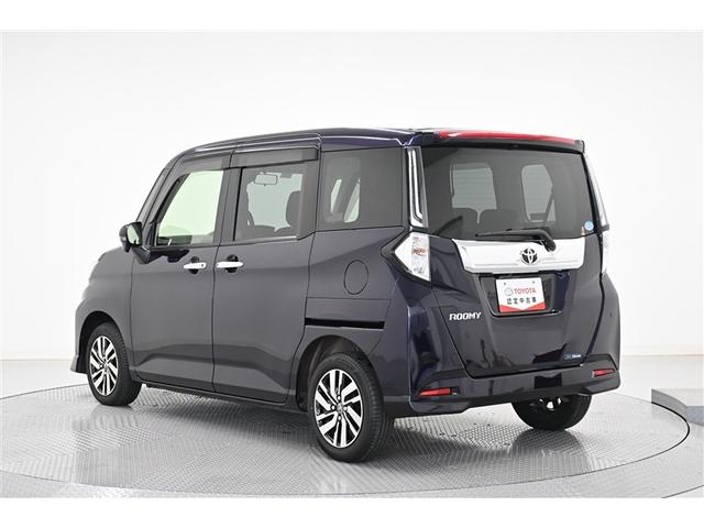 ルーミー カスタムG アイドリング 両側電動SD LEDヘット バックビューモニター 衝突回避ブレーキ 地デジ スマートキー メモリナビ クルーズコントロール 点検記録簿 DVD ETC オートエアコン アルミホイール(4枚目)