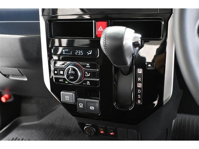 ルーミー カスタムG アイドリング 両側電動SD LEDヘット バックビューモニター 衝突回避ブレーキ 地デジ スマートキー メモリナビ クルーズコントロール 点検記録簿 DVD ETC オートエアコン アルミホイール(13枚目)