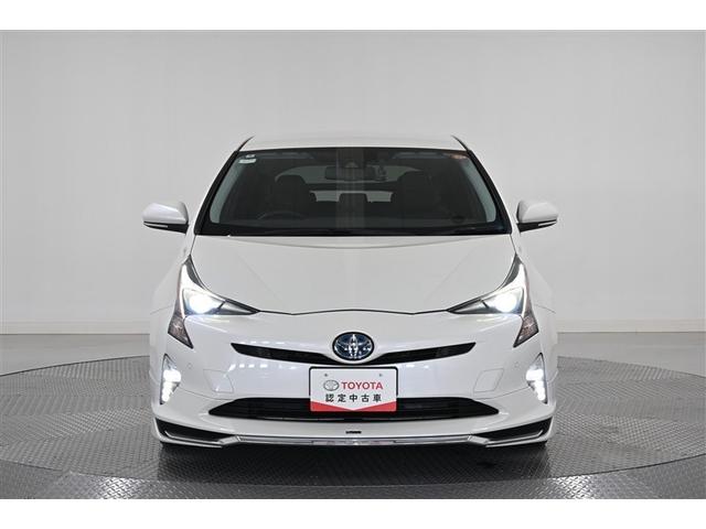 プリウス Ａツーリングセレクション　スマートキ－　アクティブクルーズ　整備記録簿　ＥＴＣ車載器　ドラレコ付き　ＴＶナビ　ＬＥＤライト　キーフリー　イモビライザー　地デジ　サイドエアバッグ　横滑防止装置　ＤＶＤ再生機能　アルミホイール（2枚目）