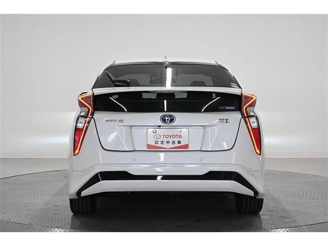 プリウス Ａツーリングセレクション　スマートキ－　アクティブクルーズ　整備記録簿　ＥＴＣ車載器　ドラレコ付き　ＴＶナビ　ＬＥＤライト　キーフリー　イモビライザー　地デジ　サイドエアバッグ　横滑防止装置　ＤＶＤ再生機能　アルミホイール（4枚目）