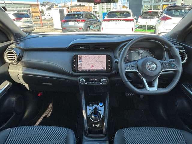 キックス １．２　Ｘ　（ｅ－ＰＯＷＥＲ）　メモリーナビ　全周囲モニター　プロパイロ　ナビ＆ＴＶ　ワンオ－ナ－車　追従クルコン　スマートキー　ＬＥＤヘッド　レーンアシスト　パワーステアリング　盗難防止システム　ドライブレコーダー　ＥＴＣ　整備記録簿有　メモリーナビ　サイドエアバッグ（3枚目）