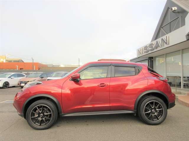 ジューク １．５　１５ＲＸ　メモリーナビ　バックモニター　イモビライザー　Ｗエアバッグ　定期点検記録簿　ＥＴＣ付　アルミホイール　キーフリーシステム　ナビＴＶ　メモリーナビ　パワーウィンドウ　パワーステアリング　ＡＢＳ　運転席エアバッグ　ワンセグ　リヤカメラ（19枚目）