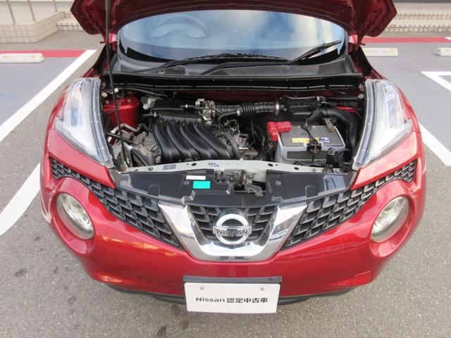 ジューク １．５　１５ＲＸ　メモリーナビ　バックモニター　イモビライザー　Ｗエアバッグ　定期点検記録簿　ＥＴＣ付　アルミホイール　キーフリーシステム　ナビＴＶ　メモリーナビ　パワーウィンドウ　パワーステアリング　ＡＢＳ　運転席エアバッグ　ワンセグ　リヤカメラ（26枚目）