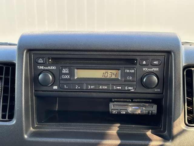純正ＣＤチューナー搭載♪お好みのラジオやＣＤを楽しめます！ご希望であればナビを取り付けることも可能ですので、詳しくはスタッフまで！