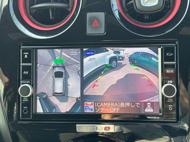 ノート １．２　ｅ－ＰＯＷＥＲ　ＮＩＳＭＯ　メモリーナビ　アラウンドビューモニター　前後ブレーキサポート　スマキー　ワンオーナ　ＬＤＡ　エアコン　ハイビームアシスト　メモリーナビ付き　Ｂカメラ　記録簿　ＬＥＤヘッドランプ　Ｗエアバッグ　アルミ（6枚目）