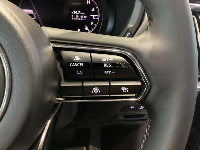 ＣＸ－８０ ３．３　ＸＤハイブリッド　エクスクルーシブ　スポーツ　ディー　試乗車アップ　ナビ　ＥＴＣ　全方位モニター　レーダークルーズ　クリアランスソナー　パワーシート　３列シート　シートヒーター　オートマチックハイビーム　バックカメラ　衝突被害軽減システム　４ＷＤ（19枚目）