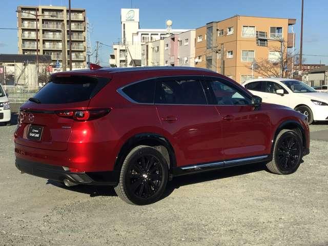 ＣＸ－８ ２．２　ＸＤ　スポーツ　アピアランス　ディーゼルターボ　ナビ／ＣａｒＰｌａｙ／全方位モニタ／衝突軽減ブレー　キーレス　全周囲モニター　オートマチックハイビーム　ＥＴＣ　シートヒーター　アルミホイール　３列シート　バックカメラ　エアコン　スマートキー　ターボ（8枚目）