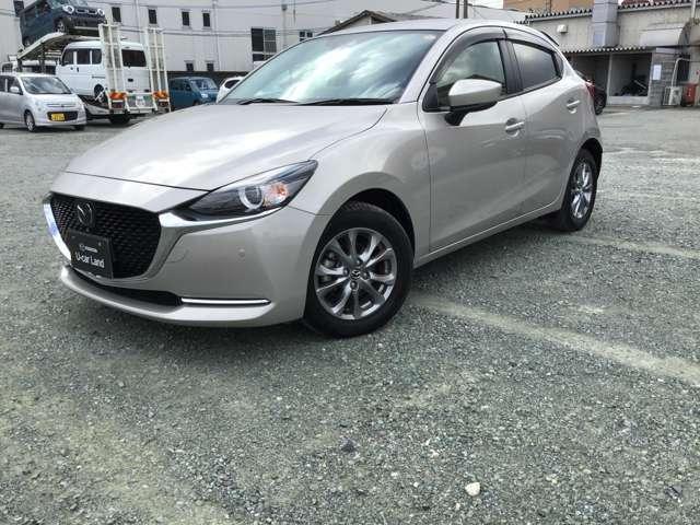 MAZDA2 1.5 15S サンリット シトラス ナビ CD/DVD CarPlay対応 全方位モニタ USB 衝突被害軽減ブレーキ Bluetooth シートヒーター スマートキー アイドリングストップ クリアランスソナー ABS リヤカメラ(7枚目)
