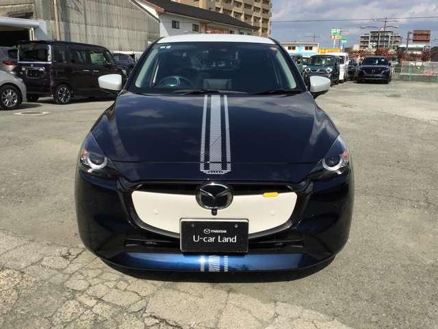 MAZDA2 1.5 15BD ナビ CarPlay対応 全方位モニタ パノラマモニタ ブルートゥース スマートシティブレーキサポート 前後ソナー レーダークルーズ LEDヘッドランプ フルセグTV オートマチックハイビーム ETC(6枚目)