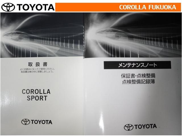 カローラスポーツ ハイブリッドＧ　スタイルパッケージ　衝突被害軽減システム　メモリーナビ　フルセグ　ＥＴＣ　バックカメラ　ドラレコ　ＣＤ　ＤＶＤ再生　キーレス　スマートキー　盗難防止装置（33枚目）