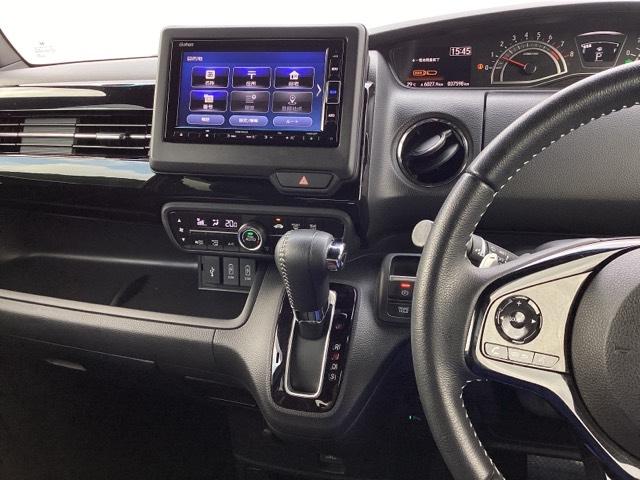 N-BOXカスタム Lターボ メモリーナビ ETC リアカメラ 地デジチューナー 衝突軽減ブレーキサポート LEDヘッドライ アイドリングS ターボエンジン PS カーテンエアバック シートヒータ エアバック USB AAC PW(6枚目)