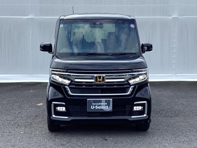 N-BOXカスタム Lターボ メモリーナビ ETC リアカメラ 地デジチューナー 衝突軽減ブレーキサポート LEDヘッドライ アイドリングS ターボエンジン PS カーテンエアバック シートヒータ エアバック USB AAC PW(7枚目)
