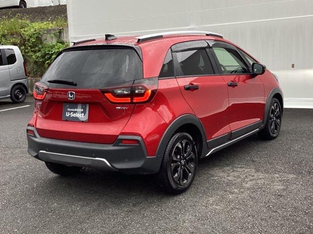 フィット e:HEVクロスター メモリーナビ ドラレコ ETC 衝突回避システム フルオートエアコン 整備記録簿 LEDランプ エアバッグ サイドエアバック 地デジ オートクルーズコントロール VSA バックカメラ USB パワステ(9枚目)