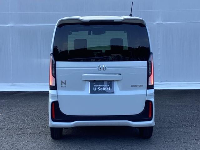 N-BOXカスタム ベースグレード 試乗車 メモリーナビ ドラレコ ETC USB接続 CMBS Dレコ 禁煙 ベンチシート オートエアコン スマートキ LED 盗難防止装置 クルコン バックカメラ フルセグTV パワーステアリング(10枚目)