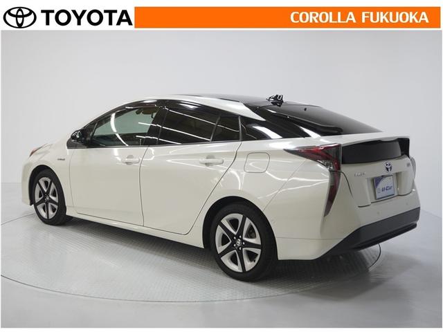 プリウス Sセーフティプラス ツートーン 衝突被害軽減システム メモリーナビ フルセグ ETC バックカメラ ドラレコ CD DVD再生 キーレス スマートキー 盗難防止装置(6枚目)