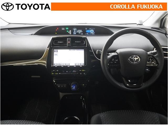 プリウス Sセーフティプラス ツートーン 衝突被害軽減システム メモリーナビ フルセグ ETC バックカメラ ドラレコ CD DVD再生 キーレス スマートキー 盗難防止装置(14枚目)