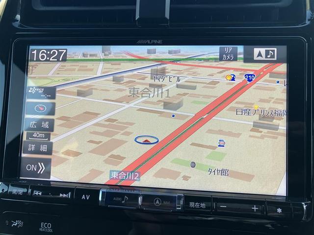 プリウス Ｓセーフティプラス　衝突回避システム　Ｂモニター　ドラレコ付き　定期点検記録簿　ＬＥＤライト　クルコン　ＥＴＣ装備　スマートＫＥＹ　ナビＴＶ　イモビライザー　横滑り防止機能　ＰＷ　カーテンエアバッグ　キーレスエントリー（2枚目）