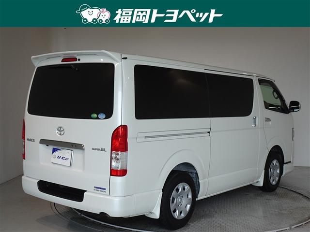 ハイエースバン スーパーGL ダークプライムII メモリーナビ ナビ&TV フルセグ バックカメラ ETC 両側電動スライド LEDヘッドランプ 衝突被害軽減システム スマートキー キーレス(3枚目)