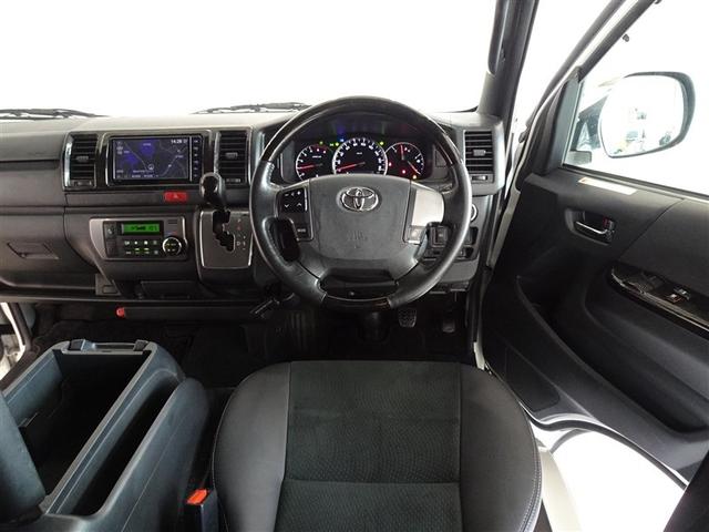 ハイエースバン スーパーGL ダークプライムII メモリーナビ ナビ&TV フルセグ バックカメラ ETC 両側電動スライド LEDヘッドランプ 衝突被害軽減システム スマートキー キーレス(5枚目)