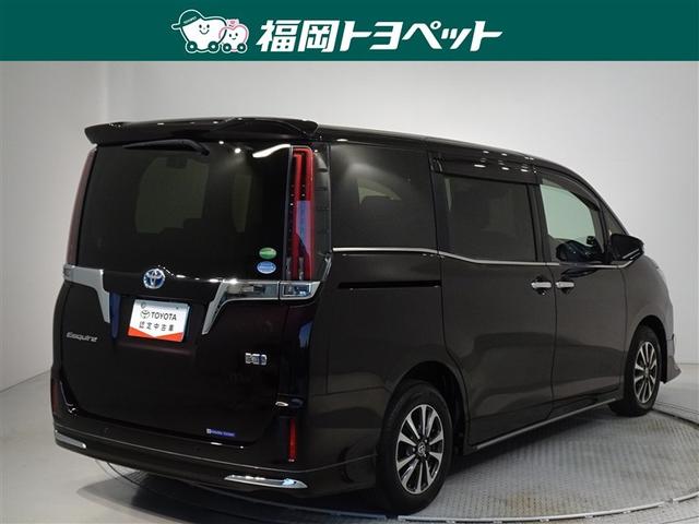 エスクァイア ハイブリッドＧｉ　衝突被害軽減システム　メモリーナビ　フルセグ　後席モニター　バックカメラ　ＥＴＣ　両側電動スライド　フルエアロ　３列シート　ＬＥＤヘッドランプ　スマートキー　乗車定員７人（3枚目）