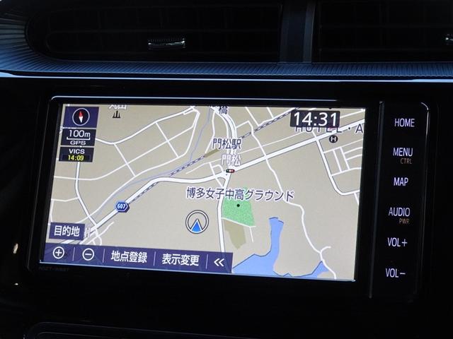 アクア Ｓスタイルブラック　衝突被害軽減システム　メモリーナビ　フルセグ　バックカメラ　ＥＴＣ　スマートキー（6枚目）