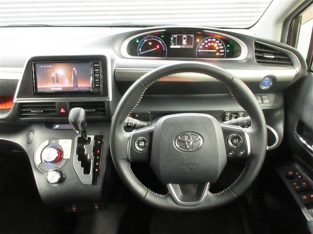 シエンタ ハイブリッドG ワンセグ メモリーナビ バックカメラ 衝突被害軽減システム ETC 両側電動スライド LEDヘッドランプ 乗車定員7人 3列シート ワンオーナー 記録簿(5枚目)