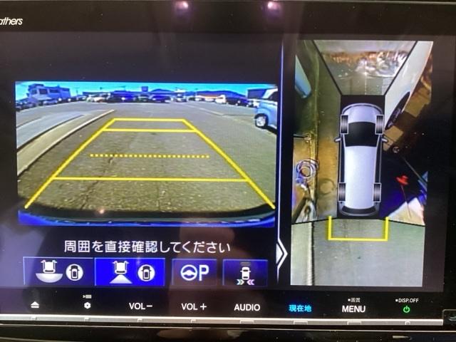 オデッセイ アブソルート・ＥＸホンダセンシング　メモリーナビ　ＥＴＣ　リアカメラ　フルセグテレビ　３６０°カメラ　横滑り防止装置　コーナーセンサー　ナビ＆ＴＶ　スマキー　サイドエアバック　エアバック　ＵＳＢ　ＡＢＳ　盗難防止　オットマン　３列シート（11枚目）