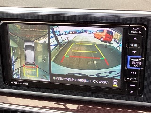 キャスト スタイルGVSSAIII 純正メモリーナビ 全周囲カメラ ETC アイストップ リアコーナーセンサー 軽減ブレーキ シートヒータ 地デジTV ナビTV Bカメラ LEDランプ フルオートエアコン キーフリー スマートキー(12枚目)