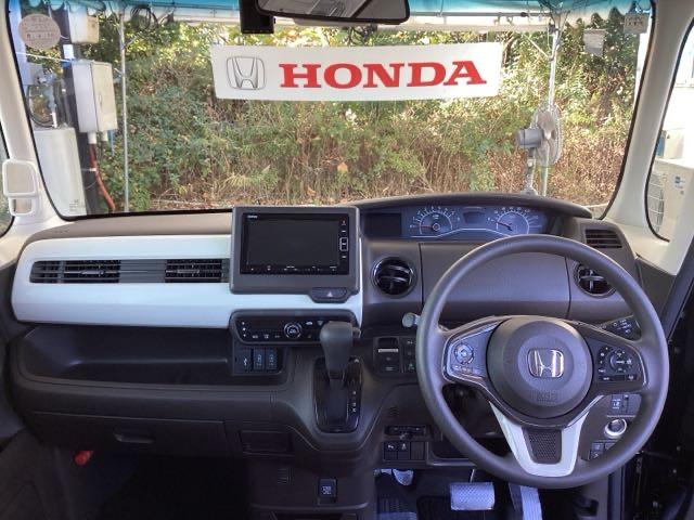 Ｎ－ＢＯＸ Ｌ　純正ナビ　フルセグ　リアカメラ　衝突回避支援ブレーキ　Ｉ－ＳＴＯＰ　クリソナ　ドラレコ付　ＰＷ　パワステ　Ｓヒーター　スマ－トキ－　Ｂカメ　地デジＴＶ　ナビ＆ＴＶ　横滑り防止　ＥＴＣ車載器　ＤＶＤ（3枚目）