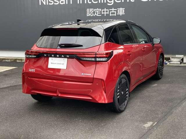 オーラ Gレザーエディション 日産コネクトナビプロパイ全周囲カメラ ワンオーナ 追突防止 レーダークルーズ 本革 車線逸脱警報装置 禁煙車 LED 盗難防止 記録簿 バックモニター ETC インテリジェントキー メモリーナビゲーション AW キーレスエントリー ABS(2枚目)