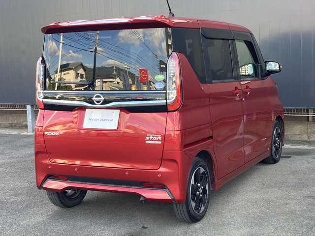 ルークス ６６０　ハイウェイスターＸ　アイスト　衝突被害軽減ブレ－キ　助手席側オートスライドドア　マルチビューカメラ　車線逸脱警報装置　ＬＥＤ　スマートキー　パワーウィンドウ　ワンオーナー　カーテンエアバック　ドライブレコーダー　ナビＴＶ（2枚目）