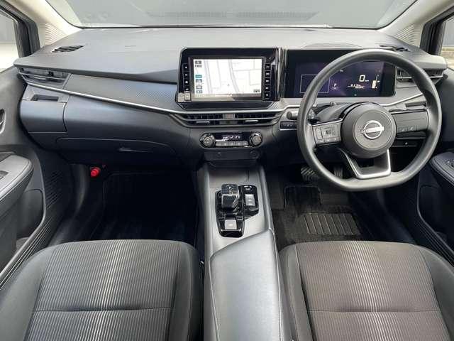 ノート １．２　Ｘ　日産純正９インチナビ・バックカメラ・前後　リアカメラ　衝突被害軽減ブレ－キ　ＥＴＣ付　ＬＥＤヘッドライト　レーンアシスト　インテリジェントキー　ワンオーナー　ドラレコ　整備記録簿　ワンセグＴＶ　ＴＶナビ　サイドカーテンエアバック　メモリーナビ（3枚目）