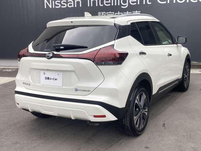 キックス １．２　Ｘ　ツートーン　インテリアエディション　（ｅ－ＰＯＷ　弊社試乗車ＵＰ・日産純正９インチナビ・プロ　ハイビームアシスト　レーンアシスト　前席シートヒーター　フルセグ　全周囲カメラ　ＬＥＤヘッドランプ　踏み間違い防止　禁煙車　スマートキー　メモリーナビ（2枚目）