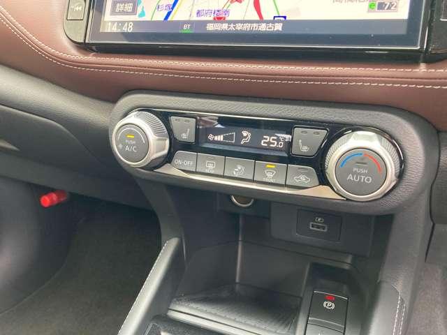 キックス １．２　Ｘ　ツートーン　インテリアエディション　（ｅ－ＰＯＷ　弊社試乗車ＵＰ・日産純正９インチナビ・プロ　ハイビームアシスト　レーンアシスト　前席シートヒーター　フルセグ　全周囲カメラ　ＬＥＤヘッドランプ　踏み間違い防止　禁煙車　スマートキー　メモリーナビ（10枚目）