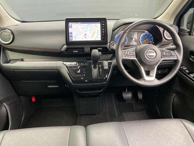 デイズ ６６０　ハイウェイスターＧターボ　プロパイロット　エディショ　弊社社用車ＵＰ・日産純正９インチナビ・プロ　地デジＴＶ　アイドリングＳ　スマキー　テレビ　ＡＨＢ　禁煙　追従クルコン　ワンオーナー車　パワーステアリング　車線逸脱　ＬＥＤ　盗難防止装置　オートエアコン（3枚目）