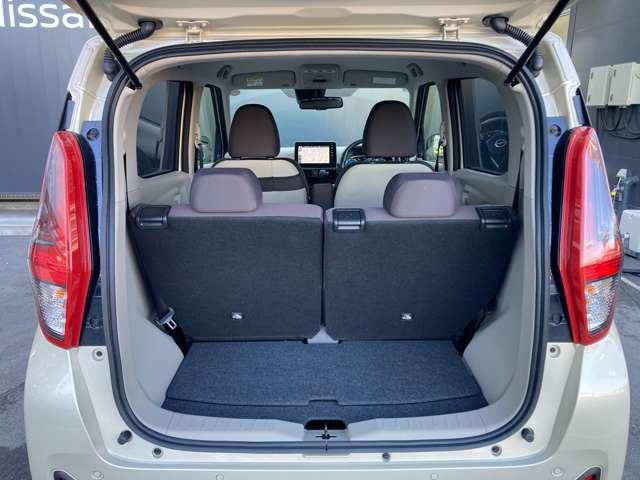 デイズ ６６０　Ｘ　弊社社用車ＵＰ・日産純正９インチナビ・アラ　アイドリングストップ付き　地デジフルセグ　エマ－ジェンシ－ブレ－キ　禁煙　オートハイビーム　運転席エアバッグ　バックモニタ　サイドエアバック　車線逸脱警報（21枚目）