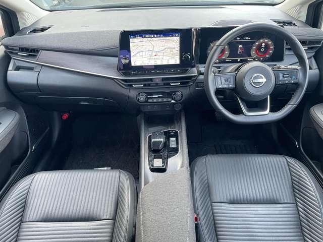 オーラ 1.2 G レザーエディション 衝突軽減B インテリキー レザーシート 試乗車 LEDライト 車線逸脱警報 追従クルーズ ETC オートハイビーム ナビ&TV アルミ メモリーナビゲーション 記録簿 ABS エアコン サイドカメラ(3枚目)