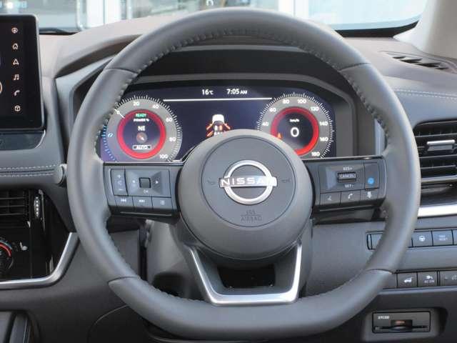 エクストレイル 1.5 G e-4ORCE 4WD 試乗車 1オーナー パークアシスト LEDヘッドランプ ナビTV スマートキー レーダークルーズ LKA キーフリー ETC 4WD アルミホイール メモリーナビ 記録簿 バックカメラ サイドカメラ(10枚目)