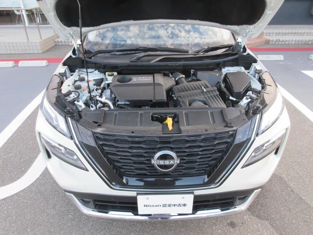 エクストレイル 1.5 G e-4ORCE 4WD 試乗車 1オーナー パークアシスト LEDヘッドランプ ナビTV スマートキー レーダークルーズ LKA キーフリー ETC 4WD アルミホイール メモリーナビ 記録簿 バックカメラ サイドカメラ(35枚目)