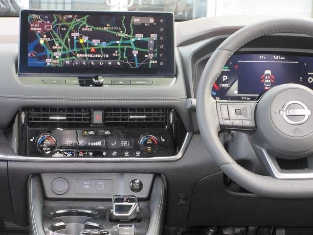 エクストレイル 1.5 G e-4ORCE 4WD 試乗車 1オーナー パークアシスト LEDヘッドランプ ナビTV スマートキー レーダークルーズ LKA キーフリー ETC 4WD アルミホイール メモリーナビ 記録簿 バックカメラ サイドカメラ(4枚目)