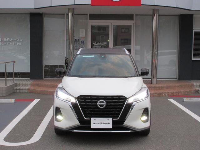 キックス １．２　Ｘ　ツートーン　インテリアエディション　オートクルーズ　エマージェンシーＢ　セキュリティ　アラウンドモニター　Ｒカメラ　ＬＥＤ　ワンオーナ　エアコン　ドラレコ　スマートキー　記録簿　ＥＴＣ　メモリーナビ　サイドエアバック　ＡＷ　キーレス（23枚目）