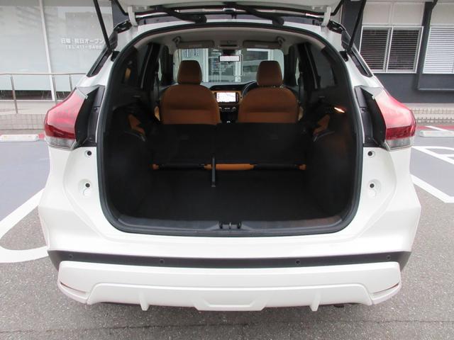 キックス １．２　Ｘ　ツートーン　インテリアエディション　オートクルーズ　エマージェンシーＢ　セキュリティ　アラウンドモニター　Ｒカメラ　ＬＥＤ　ワンオーナ　エアコン　ドラレコ　スマートキー　記録簿　ＥＴＣ　メモリーナビ　サイドエアバック　ＡＷ　キーレス（35枚目）