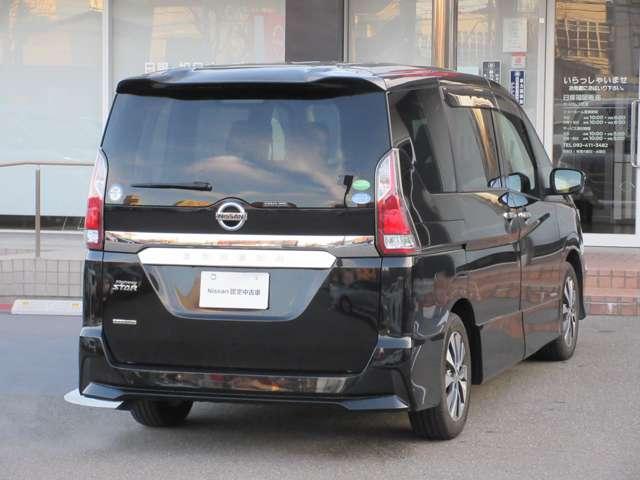 セレナ ２．０　ハイウェイスター　ＶセレクションＩＩ　全周囲モニタ　インテリキー　ＬＥＤライト　ＥＴＣ車載器　オートクルーズコントロール　サイドエアバッグ　記録簿　ドライブレコーダー　メモリ－ナビ　アルミ　ＴＶナビ　エアバック　ＡＢＳ　Ｗエアバッグ（3枚目）
