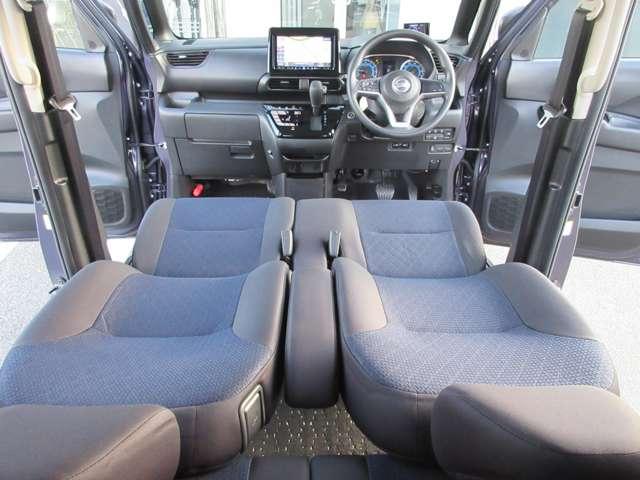 ルークス ６６０　ハイウェイスターＸ　社外メモリーナビ・地デジＴＶ・アランドビュ　誤発進抑制装置　アラウンドビュモニター　左右パワースライドドア　ＡＷ　ＳＲＳ　キーフリーシステム　ドライブレコーダ　地デジ　車線逸脱防止　ハイビームアシスト（3枚目）