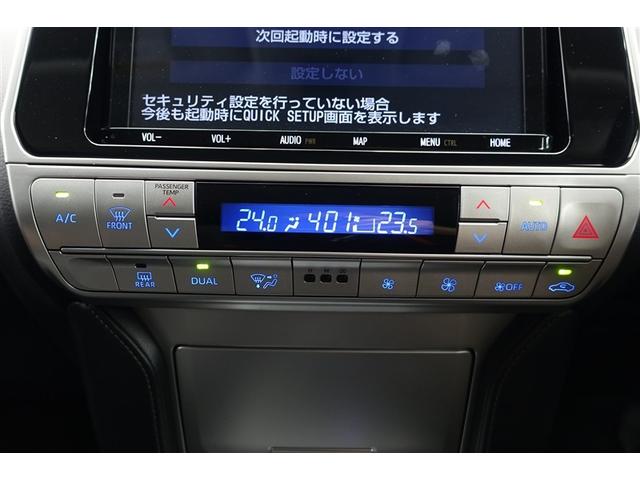ランドクルーザープラド TX Lパッケージ 整備記録簿 横滑り防止機能 Bカメ ナビTV 衝突被害軽減 3列シート ワンオーナ アルミ 運転席パワーシート フルタイム4WD 本皮シート クルコン メモリーナビ ETC車載器 フルセグ地デジTV(18枚目)