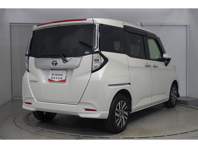 ルーミー カスタムG アイドリング 両側電動SD LEDヘット バックビューモニター 衝突回避ブレーキ TV 地デジ スマートキー クルーズコントロール 点検記録簿 ドライブレコーダー 1オーナー オートエアコン ABS(3枚目)