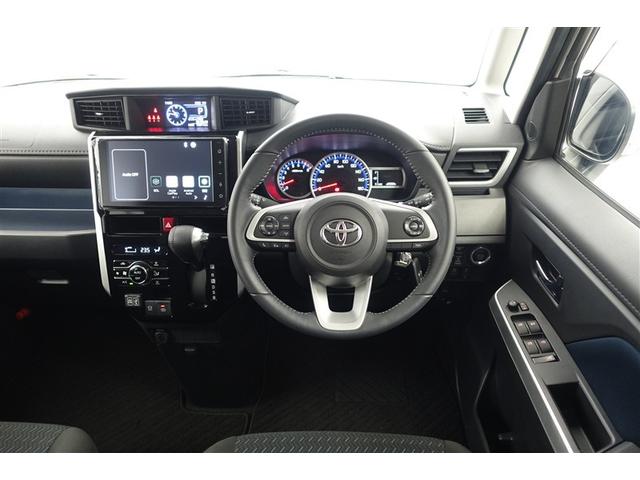 ルーミー カスタムG アイドリング 両側電動SD LEDヘット バックビューモニター 衝突回避ブレーキ TV 地デジ スマートキー クルーズコントロール 点検記録簿 ドライブレコーダー 1オーナー オートエアコン ABS(4枚目)