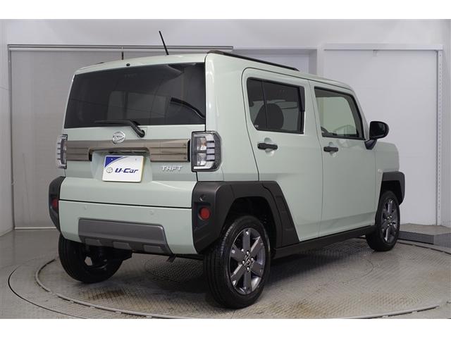 タフト Ｇ　ダーククロムベンチャー　ＥＳＣ　サイドＳＲＳ　リアカメラ　クルーズコントロール　フルセグＴＶ　ＬＥＤライト　ＴＶ　パワーステアリング　アイドリングＳ　キーフリー　アルミ　スマートキー　パワーウィンドウ　ガラスルーフ　ＡＢＳ（3枚目）