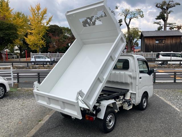 ハイゼットトラック 多目的ダンプ　４ＷＤ　ＰＴＯダンプ　５速マニュアル　ナビテレビ　エアコン　タイヤ４本新品　バッテリー新品　荷台塗装仕上げ済（5枚目）