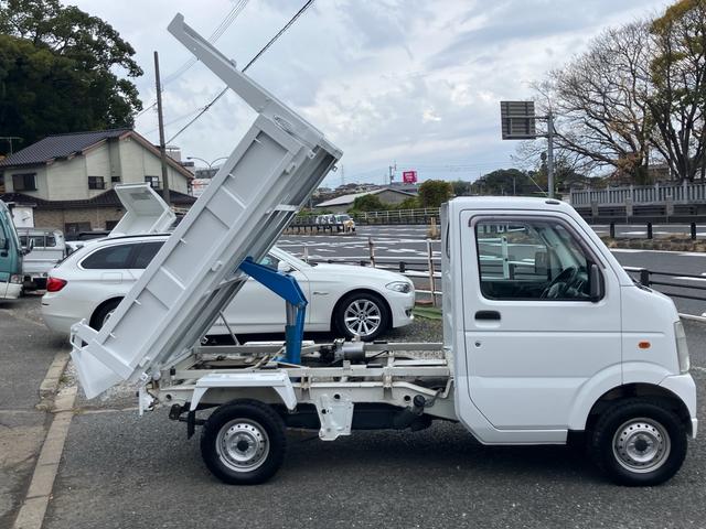 キャリイトラック ダンプ 厚底頑丈ダンプ 外装塗装仕上げ済 5速マニュアル 4WD エアコン パワステ シートカバー 運転席エアバック(4枚目)